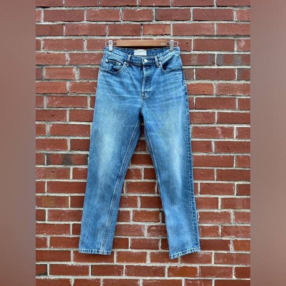 Everlane Denim - Everlane 90s Cheeky Jean. Size 26 regular. Mid blue.